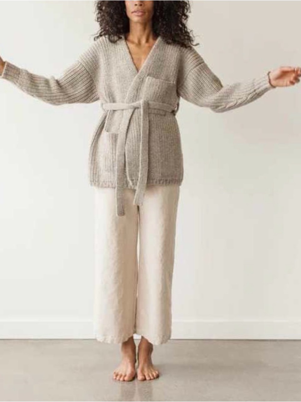 First Rite cardigan coat sz S